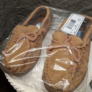 Brand New Tan Moccasins Size 7